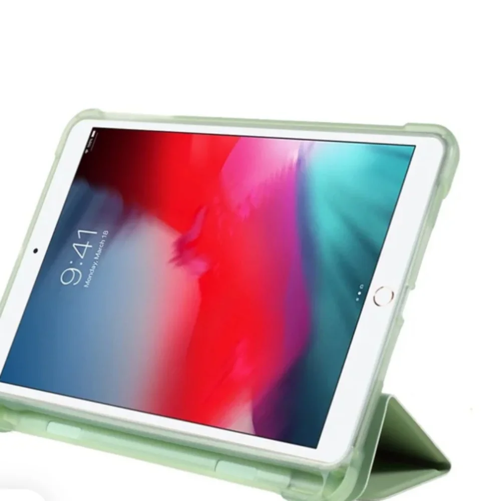 Green Tablet Case- Light Green